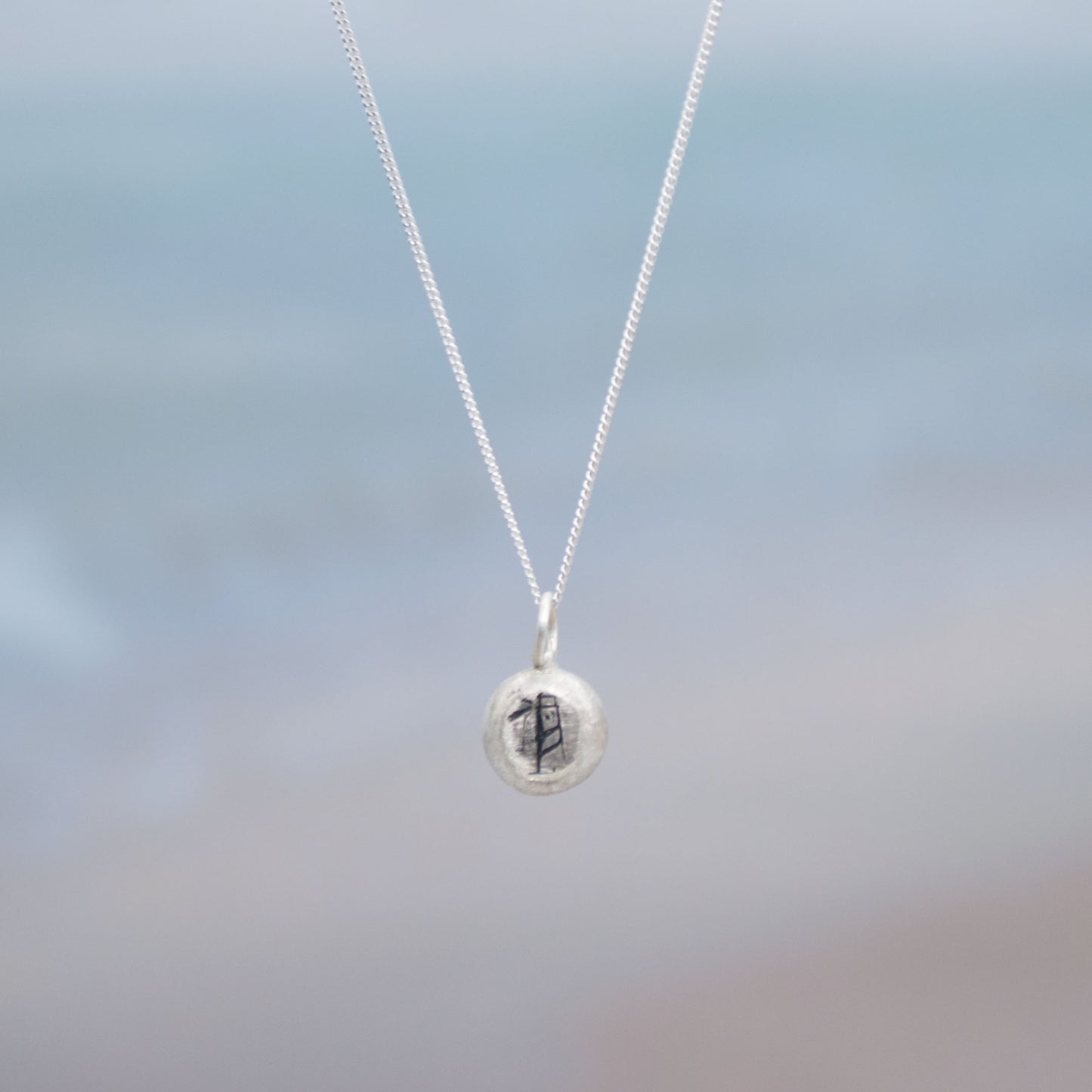 Herz Kette Recycling Silber