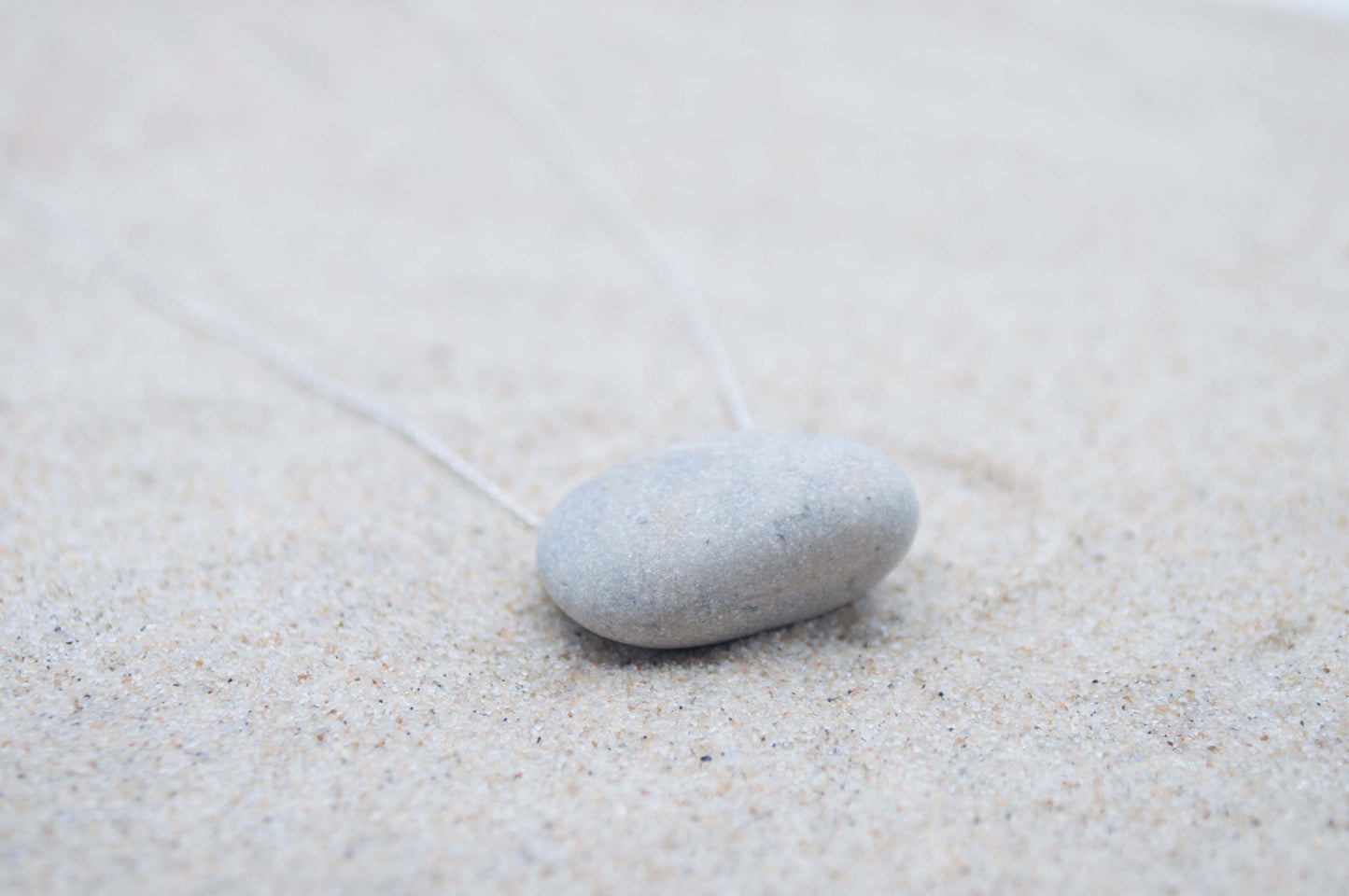 Silberkette mit Ostseekiesel